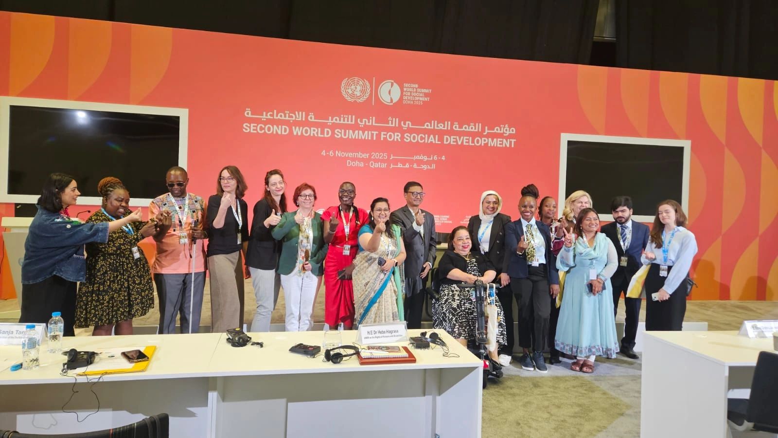 At the Second World Summit for Social Development: Calling for Inclusive Justice for Persons with Disabilities